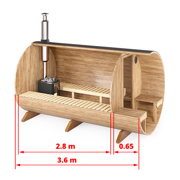 3.6 m pentru 8 persoane - 2