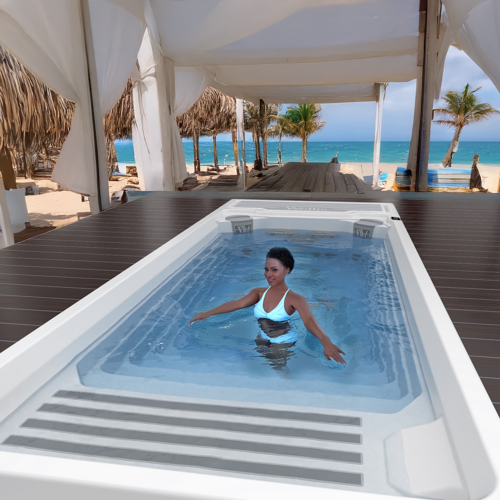 Piscină îngropata -  Piscina Beach Club Deluxe