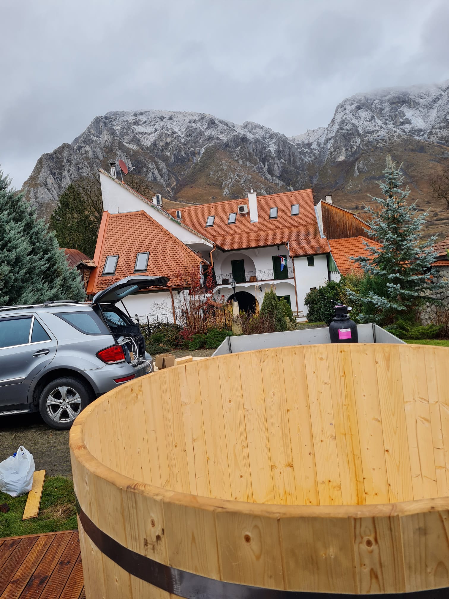 Proiect ciubăr, hot tub sau saună instalat de BSH Prodsalt — 19