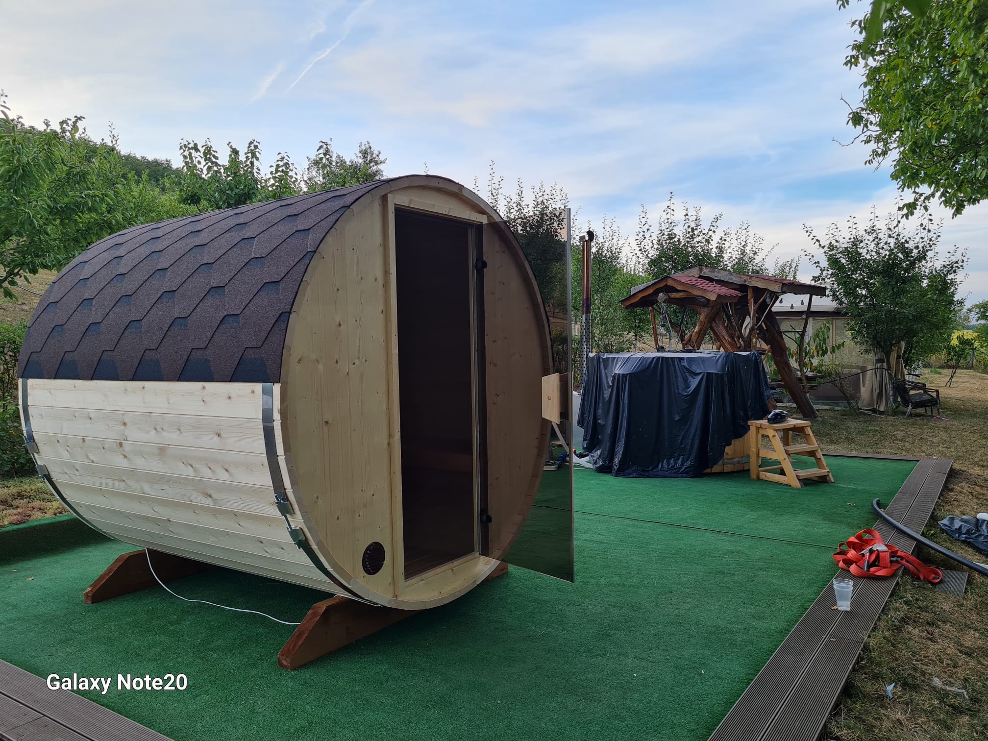 Proiect ciubăr, hot tub sau saună instalat de BSH Prodsalt — 20