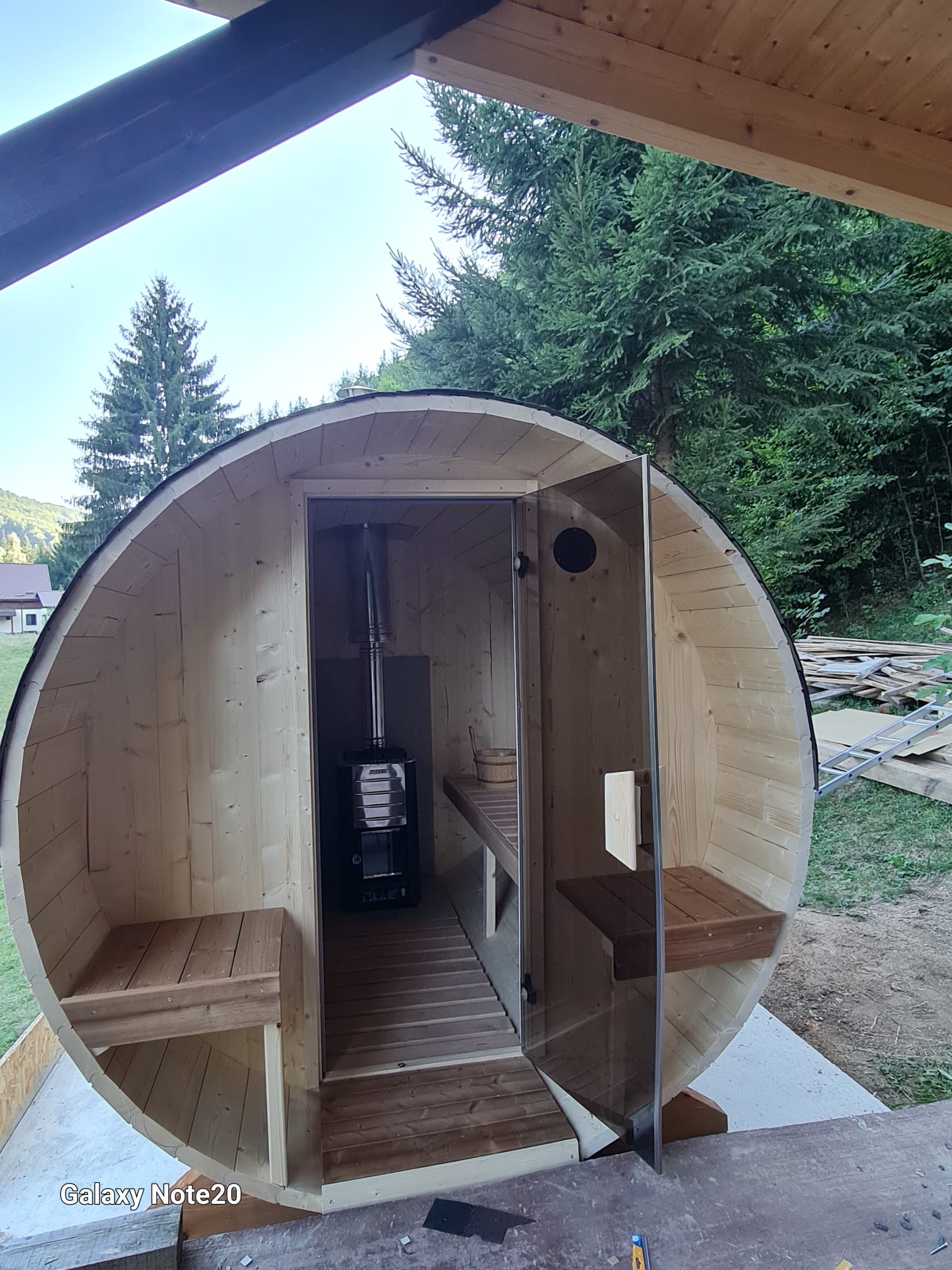 Proiect ciubăr, hot tub sau saună instalat de BSH Prodsalt — 27