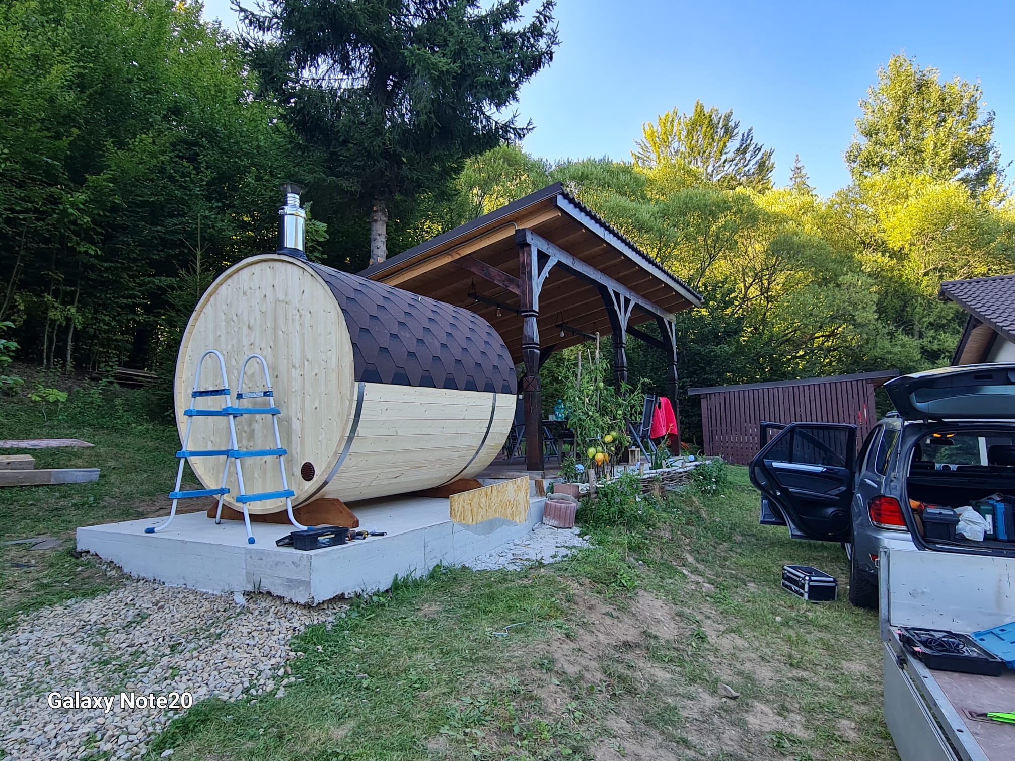 Proiect ciubăr, hot tub sau saună instalat de BSH Prodsalt — 32