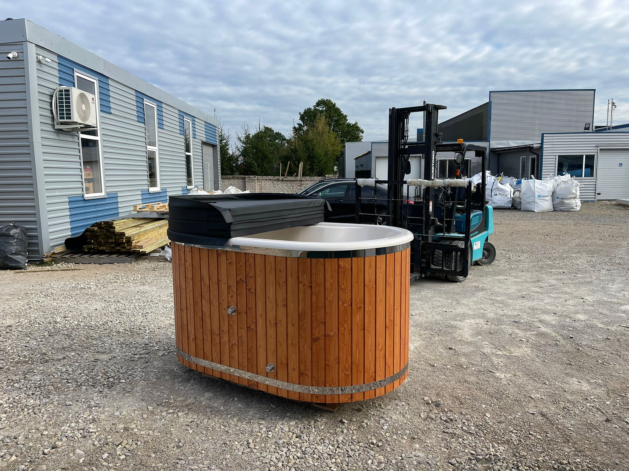 Proiect ciubăr, hot tub sau saună instalat de BSH Prodsalt — 44
