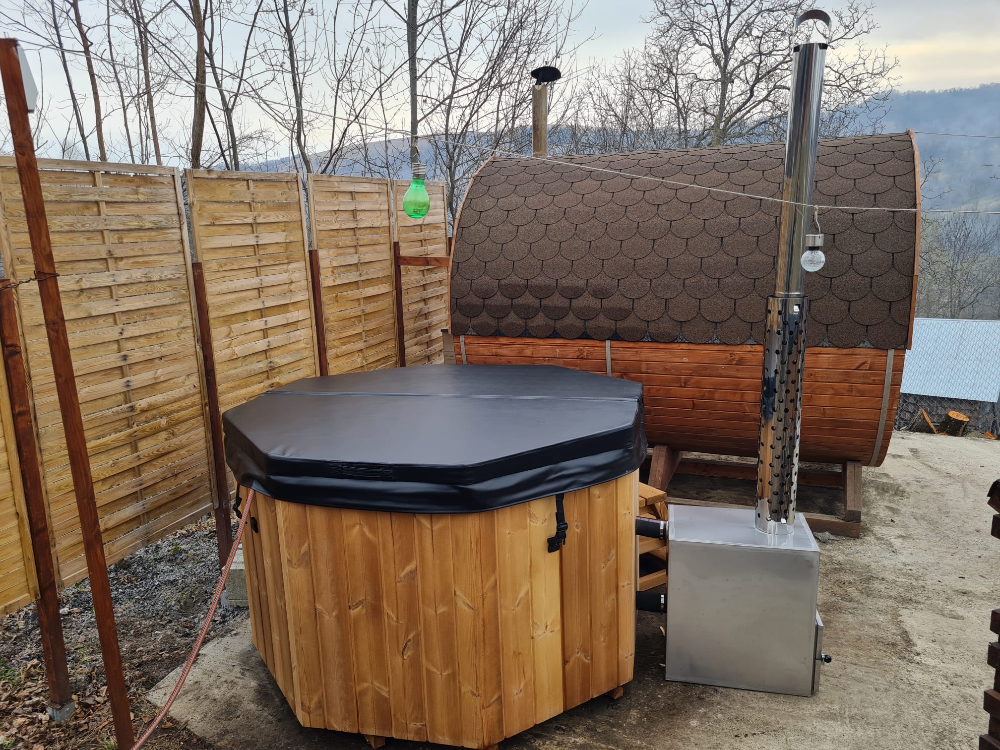 Proiect ciubăr, hot tub sau saună instalat de BSH Prodsalt — 63